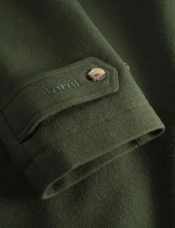 Men Forét Jackets-Shelter Wool Coat-Army