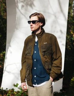 Men Forét Jackets-Sizzle Jacket-Army