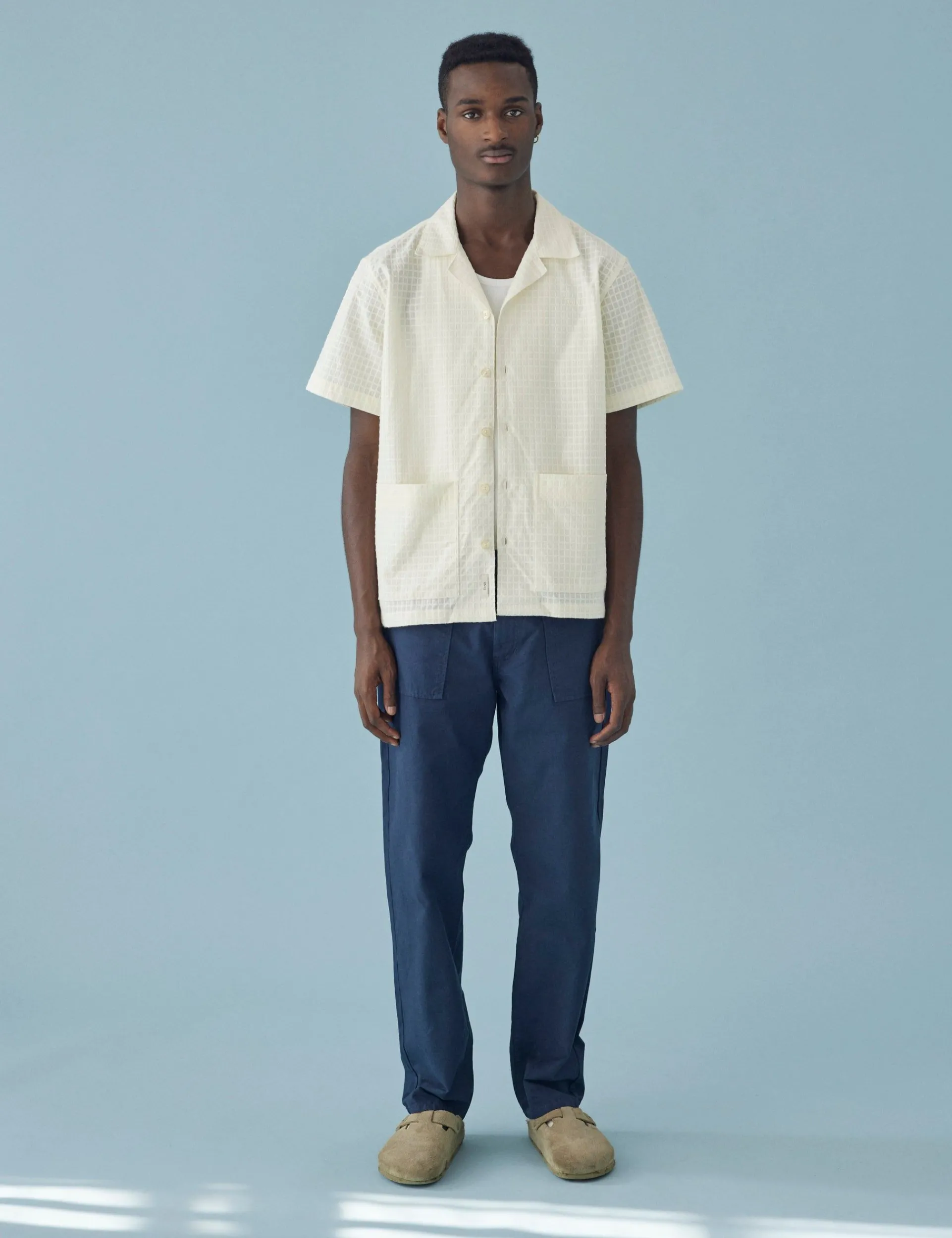 Men Forét Shirts-Solar Shirt-Cloud