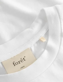 Men Forét T-Shirts-Spear T-Shirt-White/Dark Green