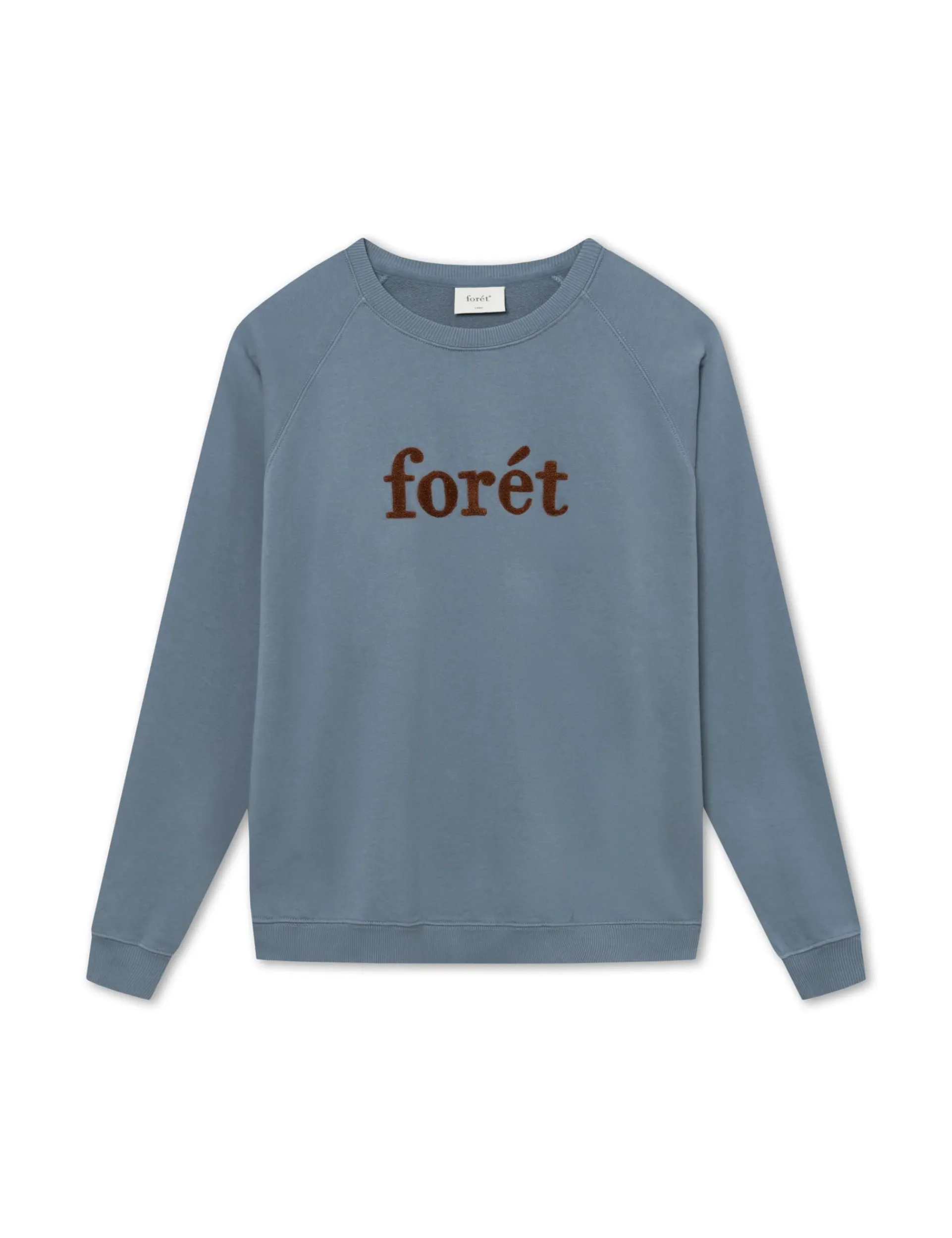 Men Forét Sweatshirts-Spruce Sweatshirt-Vintage Blue