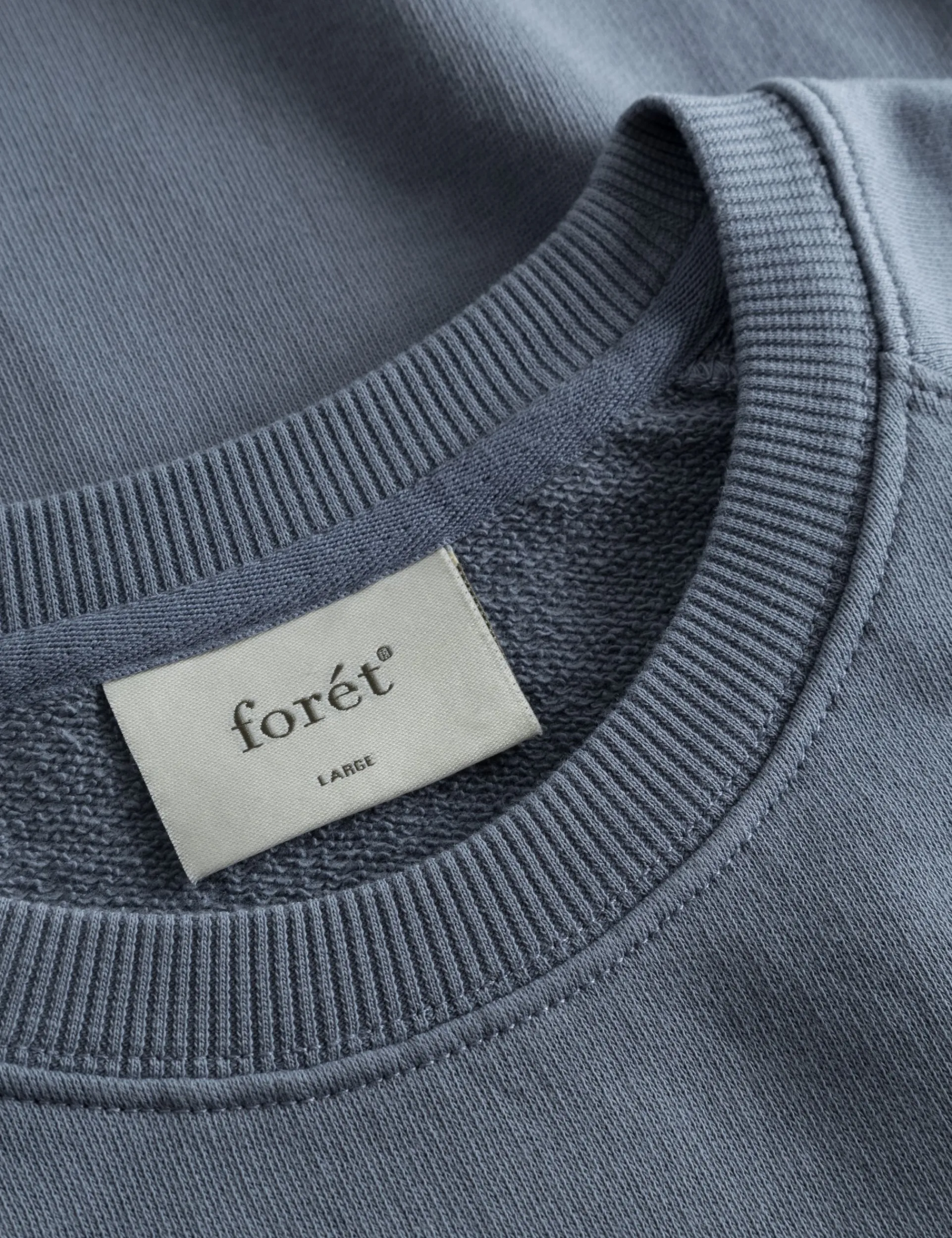 Men Forét Sweatshirts-Spruce Sweatshirt-Vintage Blue