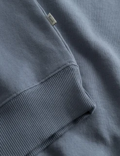 Men Forét Sweatshirts-Spruce Sweatshirt-Vintage Blue
