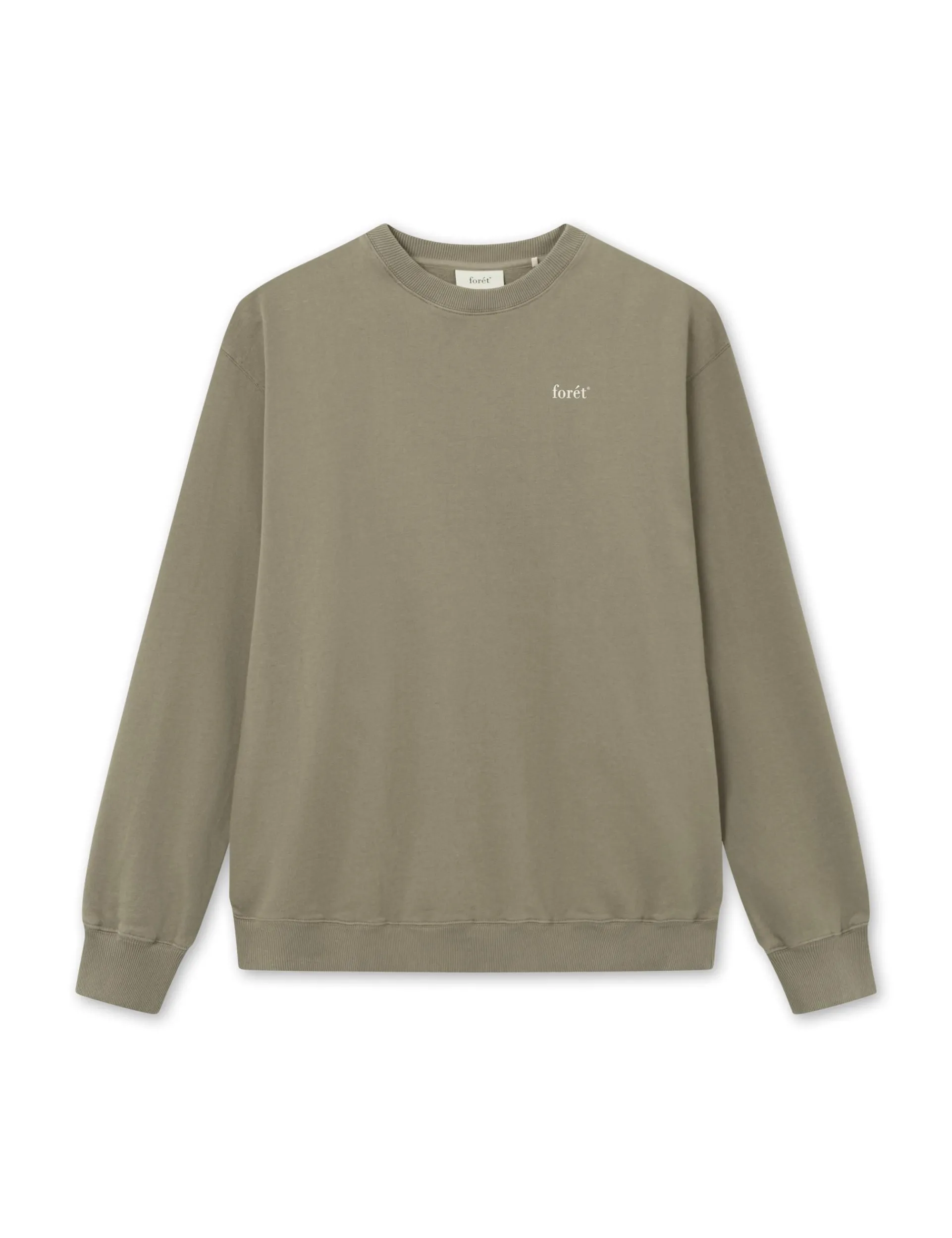Men Forét Sweatshirts-Still Sweatshirt-Dusty Olive