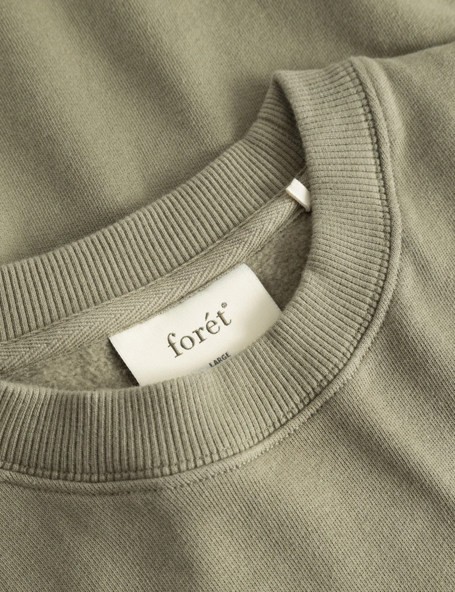 Men Forét Sweatshirts-Still Sweatshirt-Dusty Olive