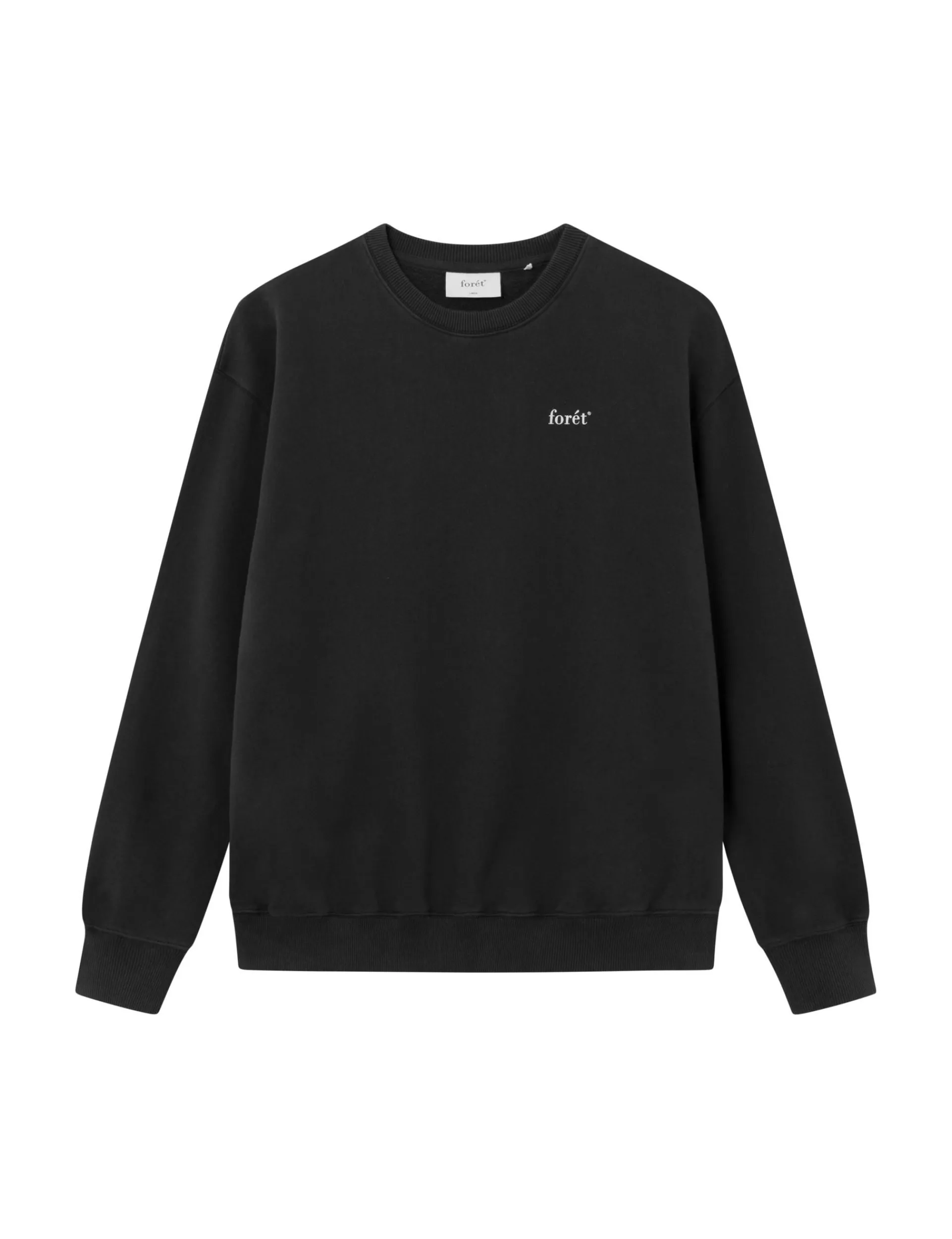 Men Forét Sweatshirts-Still Sweatshirt-Washed Black