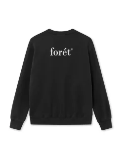 Men Forét Sweatshirts-Still Sweatshirt-Washed Black