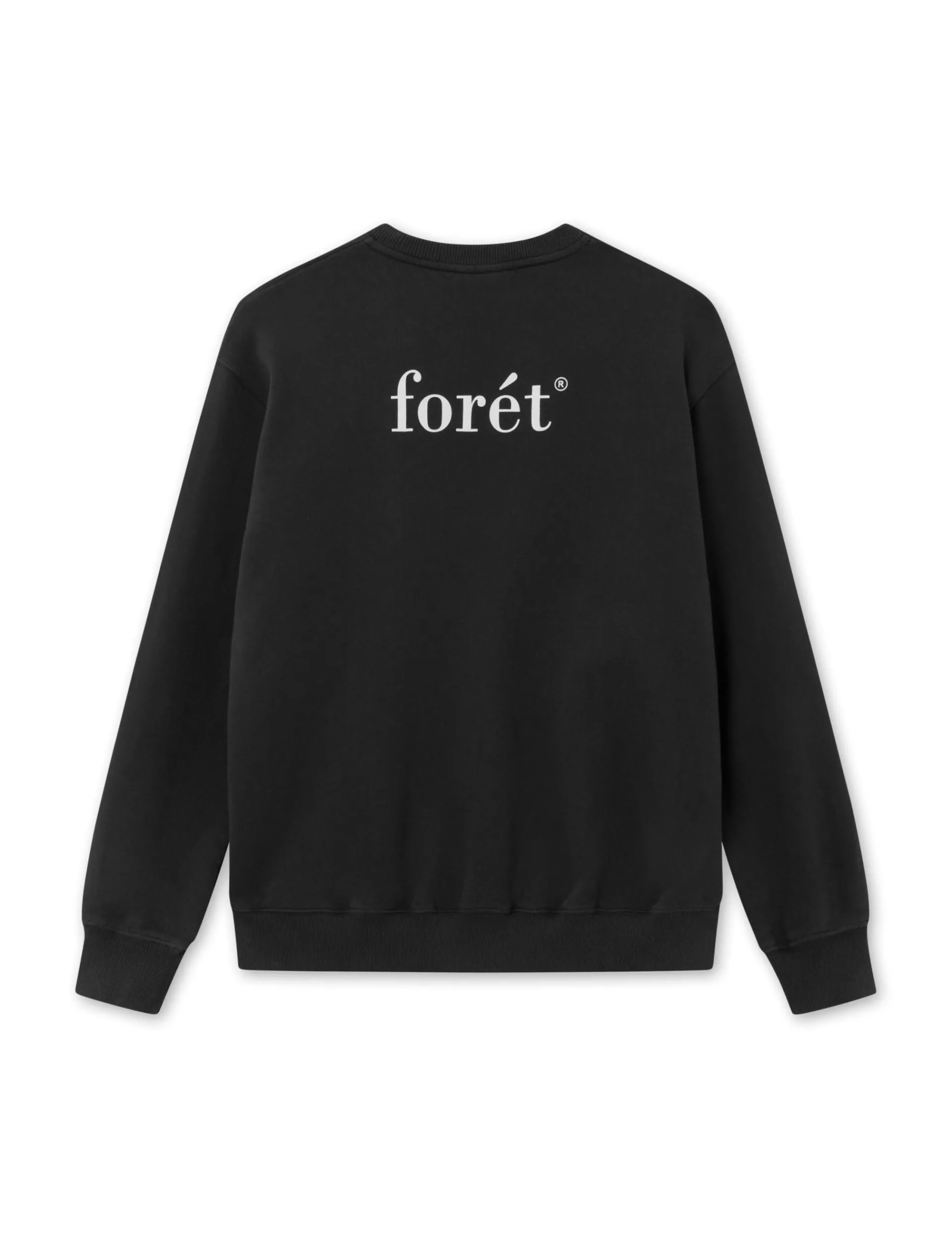 Men Forét Sweatshirts-Still Sweatshirt-Washed Black