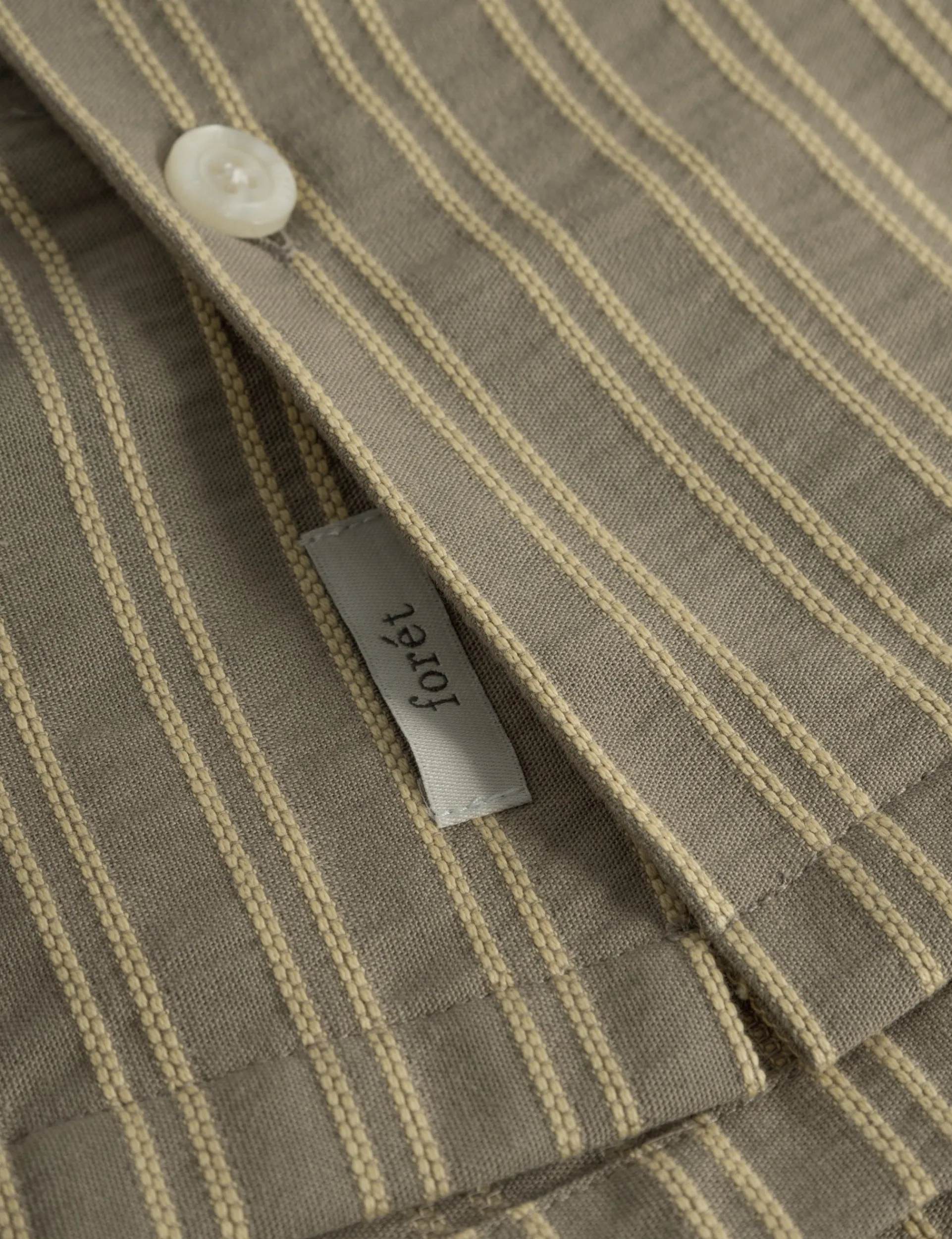 Men Forét Shirts-Sway Shirt-Yellow