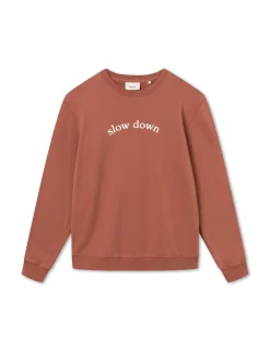 Men Forét Sweatshirts-Tide Sweatshirt-Brick/White