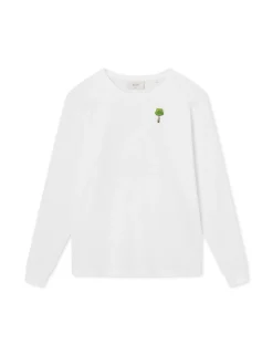 Men Forét Sweatshirts-Timber Longsleeve-White