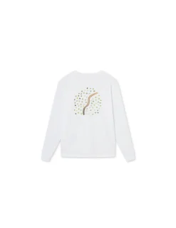 Men Forét T-Shirts-Timber Longsleeve-White