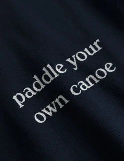 Men Forét T-Shirts-Tip T-Shirt-Navy
