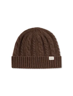 Forét Goods-Top Cable Beanie-Brown