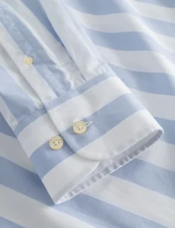 Men Forét Shirts-Vision Shirt-Light Blue/Cloud