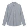 Men Forét Shirts-Vision Shirt-Light Blue/Navy