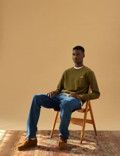 Men Forét T-Shirts-Wind Longsleeve-Army