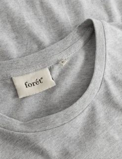Men Forét T-Shirts-Wind Longsleeve-Light Grey Mel