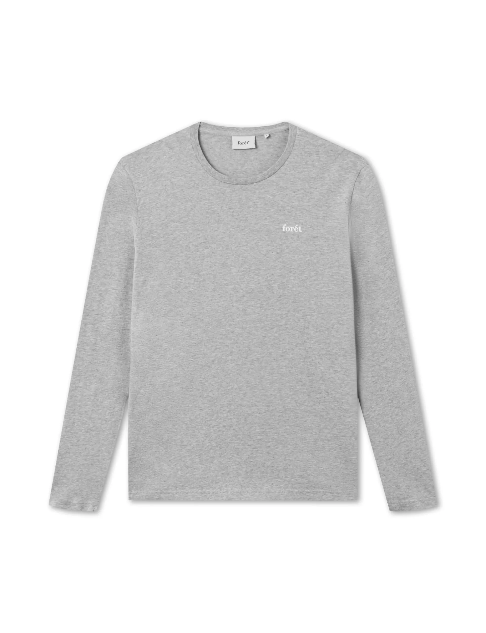 Men Forét Sweatshirts-Wind Longsleeve-Light Grey Mel