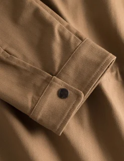 Men Forét Jackets-Yoke Field Jacket-Khaki