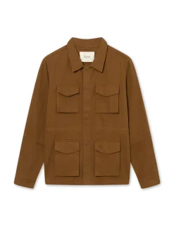Men Forét Jackets-Yoke Field Jacket-Rubber